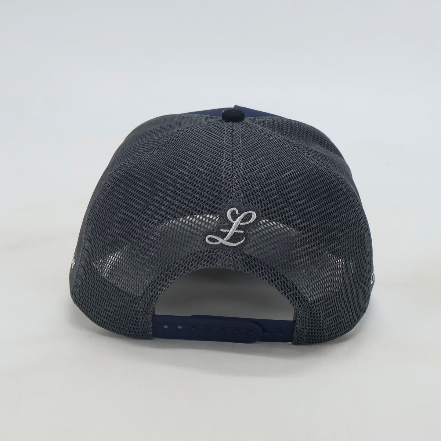 NAVY & GREY CAP - TRIPLE LOGO (NAVY/GREY/WHITE)