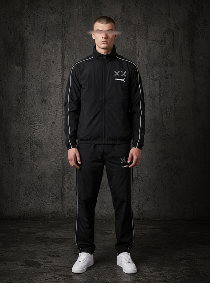 BLACK SHELLSUIT
