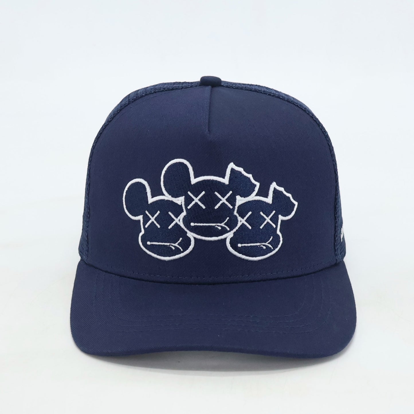 NAVY CAP - TRIPLE LOGO (NAVY/WHITE OUTLINE)